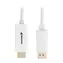 Sharkoon Adaptér DisplayPort 1.2 na HDMI / 4K 60Hz / 2 m / aktivní / bílý