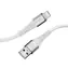 Intenso A315L bílá / Kabel USB-A - Lightning / 1,5 m / 12W / nylonový opletení
