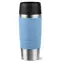 Emsa TRAVEL MUG Waves světle modrá / Cestovní termohrnek / 0,36 l / nerezová ocel