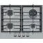 BOSCH PCH6A5I90 Serie 6 nerezovo-černá / Plynová varná deska / 60 cm / 4 hořáky / litinové podpěry hrnců