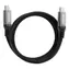ADATA magnetický kabel USB-C černá / Kabel / USB-C - USB-C / 100W PD / 10Gbps / 1m