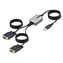 StarTech USB adaptér na 2x RS232 DB9 černá / Adaptér / 2x DB9 / 4 m / FTDI FT2232H