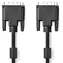 Nedis DVI-D kabel 24+1 černá / Kabel / DVI-D (M) - DVI-D (M) / 10 m / 2560x1600 / poniklované