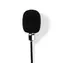 Nedis Klopový mikrofon / Mikrofon / Všesměrový / Kabelový / 3.5 mm / Větrný filtr