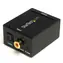 StarTech audio DAC převodník černá / Audio převodník / Coax/Toslink na RCA / napájecí adaptér