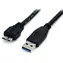 StarTech kabel USB-A - Micro-USB B černá / Kabel / USB 3.0 / 5 Gbps / 0,5 m