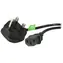 StarTech Napájecí kabel BS 1363-C13 černý / Napájecí kabel / 1,8 m / 250 V / 10 A