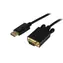 StarTech Redukce DisplayPort na VGA černá / Redukce / 2048×1280 px / 60 Hz / 1,8 m