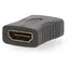 Nedis HDMI spojka antracit / HDMI adaptér / HDMI(F) - HDMI(F) / pozlacené konektory
