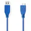 Nedis USB-A - USB Micro-B 5 m modrá / Kabel / USB 3.2 Gen 1 / 5 Gbps