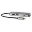 Nedis USB-C Multiportový adaptér 7v1 antracitová / Adaptér / HDMI / RJ45 / SD/microSD / 3x USB-A / 5 Gbps / 0,2 m