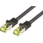 Mcab Cat7 SFTP kabel 3m černá / PIMF / LSZH