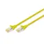 Digitus Patch kabel Cat6A žlutý / Patch kabel / S/FTP (PiMF) / LSOH / 0,25m