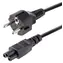 StarTech Napájecí kabel Schuko-C5 černý / Napájecí kabel / 3 m / 250 V / 2,5 A