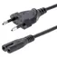 StarTech napájecí kabel EU - C7 3 m černá / Napájecí kabel / CEE7/16 - C7 / 250 V / 2,5 A