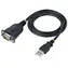 StarTech Kabel USB na sériový port DB-9 černá / Kabel / USB-A / DB-9 / 1 m / čipset Prolific PL2303RA