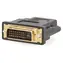 Nedis adaptér DVI-D 24+1 (M) - HDMI (F) antracitová / Adaptér / Pozlacené kontakty / Přímý