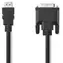Nedis Kabel HDMI - DVI-D 24+1 2m černá / Kabel / 1080p / Poniklované konektory / PVC