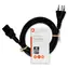 Nedis napájecí kabel CH zástrčka černá / Napájecí kabel / IEC-320-C13 / 2 m / Přímý / PVC