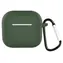 Devia Silicone Suit Case tmavě zelená / Pouzdro / Apple AirPods 3 / Silikonové