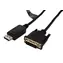 Roline DisplayPort DP(M) na DVI-D(M) kabel / Kabel / typ 1 / 1920x1200 60 Hz / 5 m