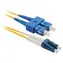 Solarix Patch kabel LCupc/SCupc SM OS 2m / Optický patch kabel / 9/125 µm duplex / SXPC-LC/SC-UPC-OS-2M-D