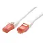 Roline UTP Cat6 bílá / Patch kabel / U/UTP / RJ45 / 1 m / LSOH