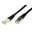 Roline S/FTP patchkabel kat. 6 0,3 m černý / Patch kabel / RJ-45