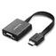 UGREEN MM103 černá / Adaptér HDMI - VGA / Micro-USB napájení / 25 cm