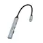 Devia USB-C Hub Lite EC707 tmavě šedý / USB Hub / 4v1