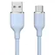 Devia Jelly Series modrá / Nabíjecí kabel / USB-A - USB-C / 1,2 m / silikonový