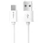Devia Smart Series bílá / Kabel / USB-A - USB-C / 1 m