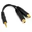 StarTech Audio splitter kabel 3,5mm / Audio kabel / Jack 3,5mm (M) - 2x Jack 3,5mm (F) / pozlacené konektory