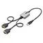 StarTech Redukce USB-A na 2x DB9 RS232 černá / Redukce / FTDI FT2232H / 0,6 m