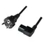 LogiLink napájecí kabel Schuko - C13 2m černá / Napájecí kabel / C13 zahnutý / VDE / 250 V / 10 A