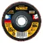 DeWalt / Lamelový brusný kotouč / P80 / 125×22,2 mm