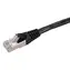 Extralink černá / Patch kabel / Cat.5e / FTP / 10 m