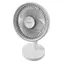 Platinet PRDF0576 bílo-šedá / Stolní ventilátor / akumulátor 1800 mAh / 12,5 cm / 3 rychlosti / USB-C