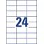 Avery 3474 / Etikety / 70 x 37 mm / bílá
