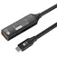 PremiumCord USB 3.2 repeater prodlužovací kabel USB-C F/M / Prodlužovací kabel / 10 Gbps / 5 m