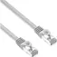 Logo LAN kabel S/FTP Cat 6a šedý / Síťový kabel / RJ-45 / 10 m / 10 Gbit/s