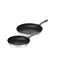 TEFAL Daily Cook G7132S55 Sada pánví 24/28 cm / Nerezová ocel / Titanový nepřilnavý povrch / Do trouby i myčky