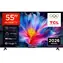 55" TCL 55P6L černá / Televize / 4K UHD / Google TV / DVB-T2/C/S2 / Wi-Fi / BT / 20W repro