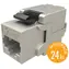 Solarix samořezný keystone CAT6 STP 24 ks multipack / Konektor RJ45 / Stíněný