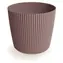 PROSPERPLAST Květináč MILLY ROUND marsala / Průměr 23,6 cm / Výška 20,8 cm / Objem 7 l / Plast