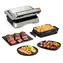 Tefal Optigrill GC774D30 4v1 černá, stříbrná / Elektrický gril / 2100 W / 9 programů / snímatelné desky