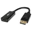 Goobay DisplayPort - HDMI adaptér černá / Adaptérový kabel / 8K / 60 Hz / 10 cm