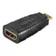 Goobay redukce Mini HDMI(M) - HDMI(F) černá / Redukce