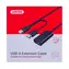 Unitek Y-278 černá / Aktivní prodlužovací kabel USB 2.0 / 2x USB-A (M) - USB-A (F) / 10 m