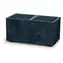 PROSPERPLAST SIERRA CASE 57,7 cm beton effect antracit / Květináč / plast / 26,2 l